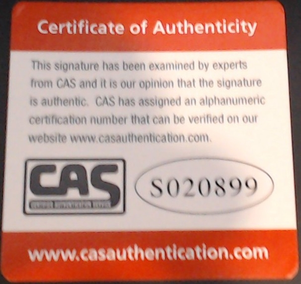 JOSE VISCAINO SIGNED BASEBALL W/CAS COA
