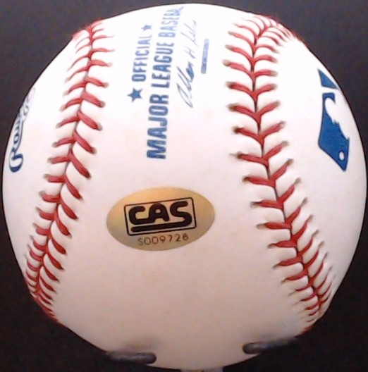 JOHNNY DAMON SIGNED BASEBALL W/CAS COA