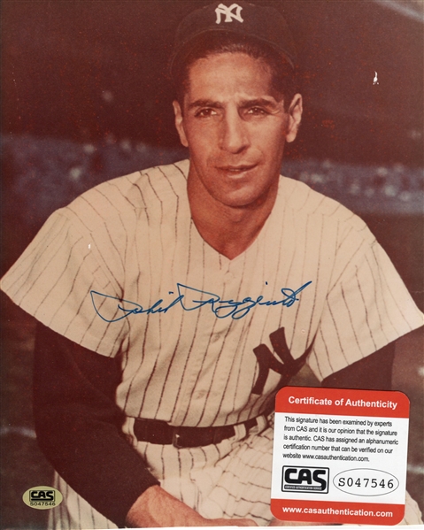 PHIL RIZZUTO AUTOGRAPHED PHOTO W/ CAS COA
