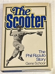 PHIL RIZZUTO SIGNED BOOK "THE SCOOTER" w/CAS COA