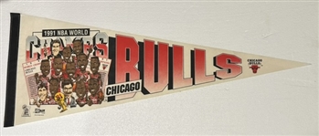 1991 CHICAGO BULLS "WORLD CHAMPS" w/PLAYER IMAGES